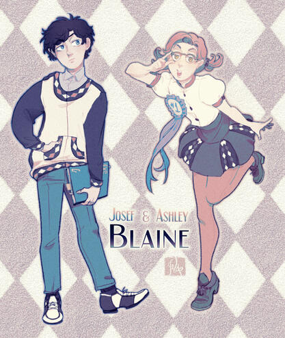 Character art - coloured, group