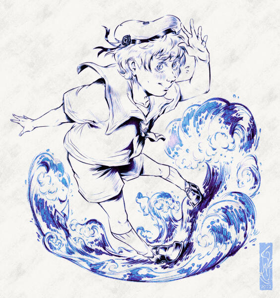 Lineart - coloured