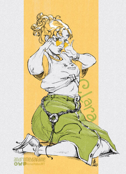 Limited Palette Manga-style