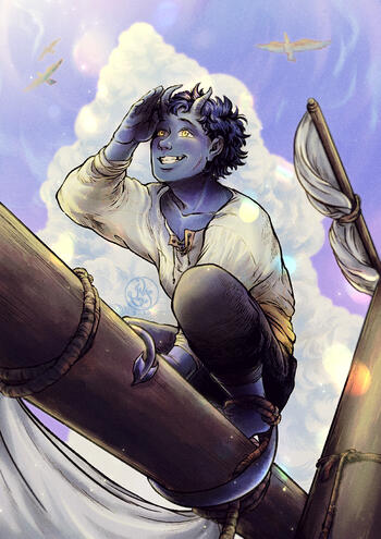 DnD character - coloured